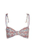 San Miguel Top / Sky Blue Ornaments - Ivory
