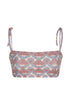 San Miguel Top / Sky Blue Ornaments - Ivory