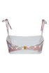 San Miguel Top / Sky Blue Ornaments - Ivory