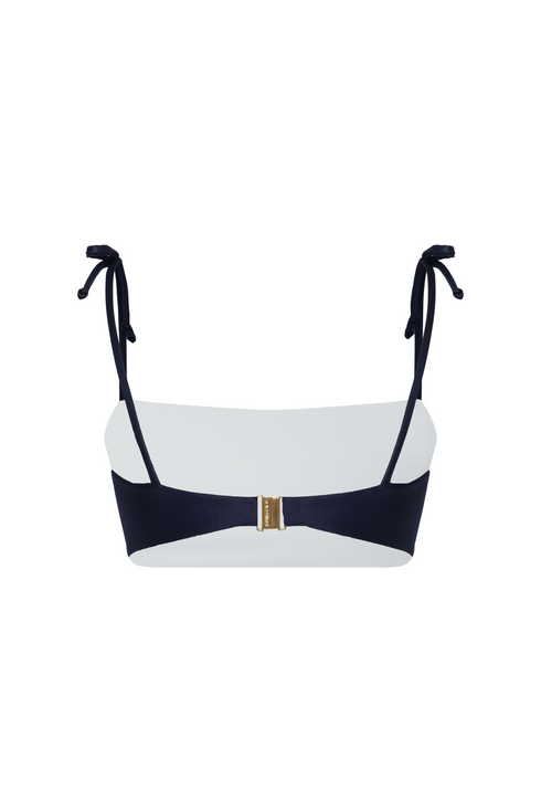 San Miguel Top / Navy - Ivory