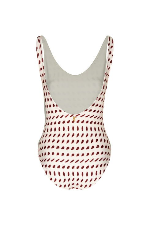 Olympic One Piece / Ivory Wine Seeds - White