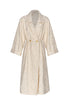La Monumental Embroidered Coat / Ecru