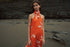 Costa Pacifica Cotton-Silk Dress / Orange Chontaduro