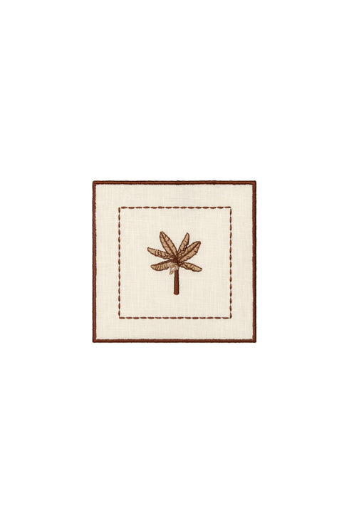 Linen Cocktail Napkin Palma / Set of 4