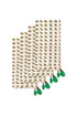 Green Seeds Linen Napkins / Set of 4
