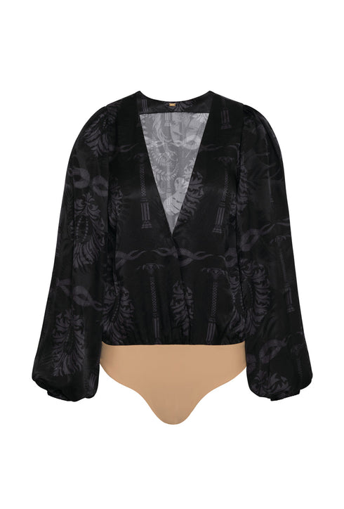 Sambale Jacquard Bodysuit / Black