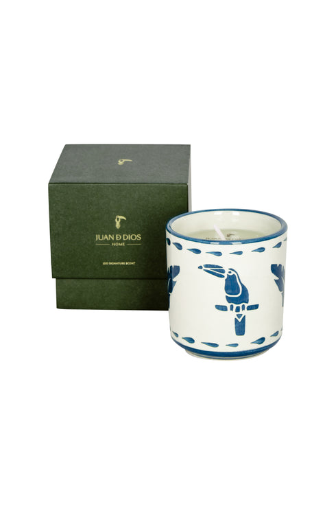 JDD Ceramic Candle / Blue Tucan