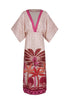 Topacio Linen Tunic / Fuchsia Palms*