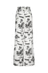 San Cipriano Crepe Chine Pants / Ivory Trees