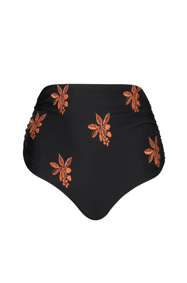 Victoria Vintage Bottom Embroidered / Black