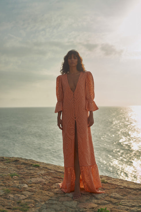 Serranía Eyelet Tunic / Apricot