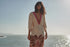 Topacio Linen Tunic / Fuchsia Palms*