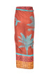 De La Falaise Cotton-Silk Sarong / Terracota Palms
