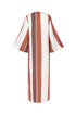 Joaquina Linen Kaftan / Terra Stripes