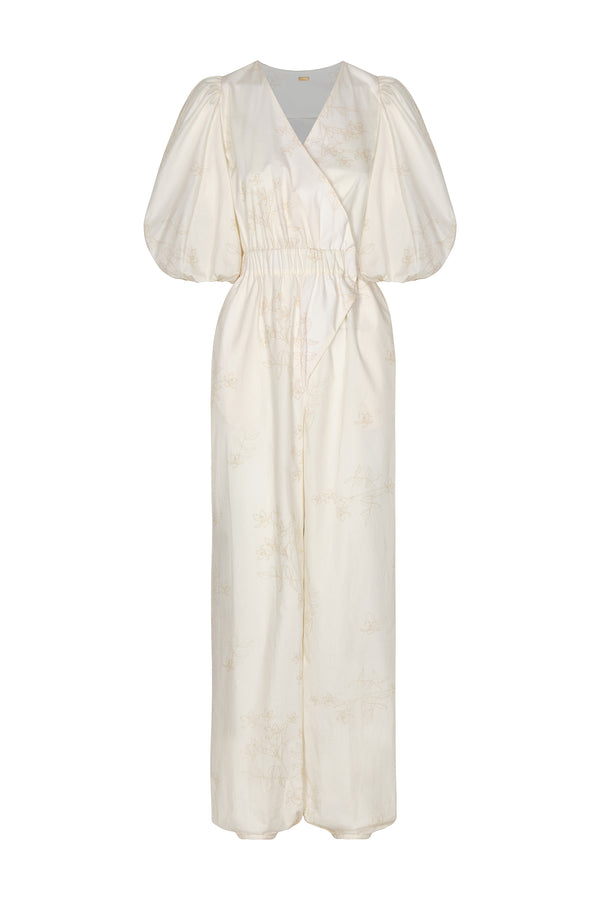 Guayacan Cotton Bio Jumpsuit / Ivory